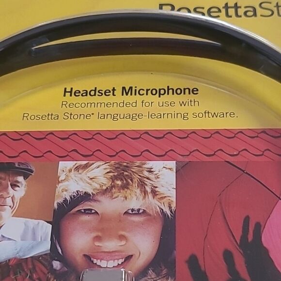 Rosetta Stone Black Headset with Microphone - Picture 3 of 4